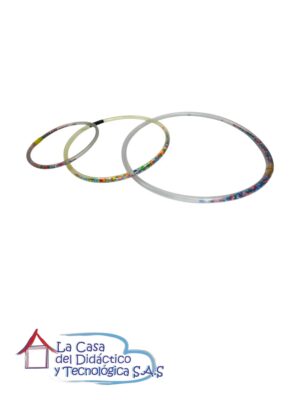 Aros Transparentes con Chaquiras
