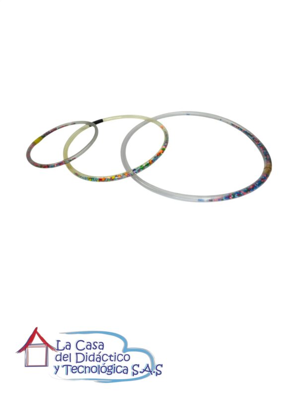 ARO_C-BLA_01 Aros Transparentes con Chaquiras