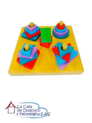 Ensartado de Figuras Geométricas con Base