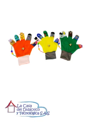Guante de texturas y actividades