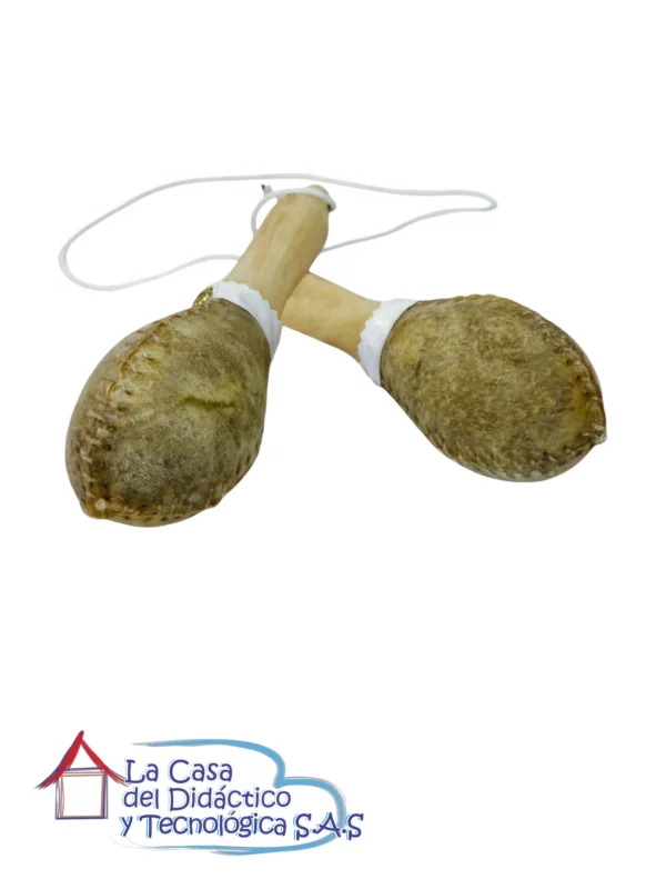 MAR_M-CUE_M_01 Par de Maracas - Cuero
