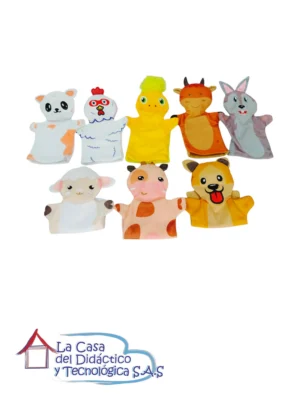 Títeres de Animales de la Granja - Durazno