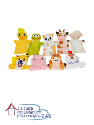 Títeres de Animales de la Granja - Gabardina