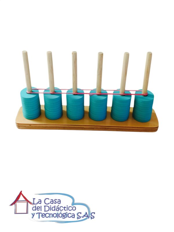 Ábaco Abierto Montessori- Juguete matemático didáctico