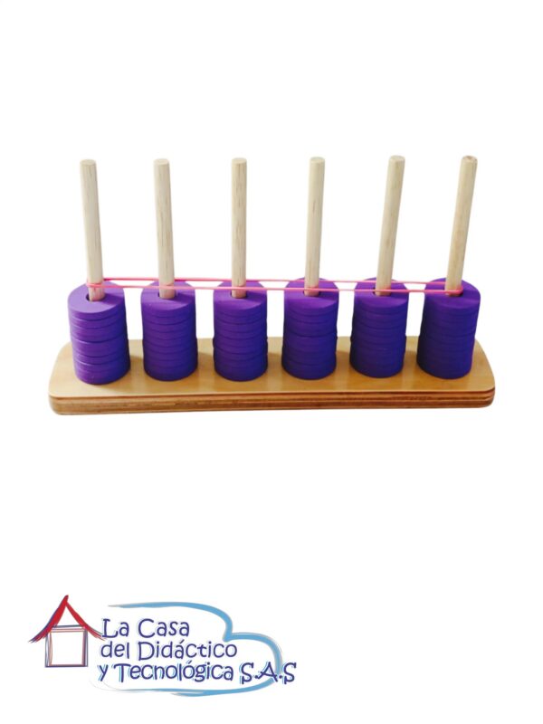 Ábaco Abierto Montessori- Juguete matemático didáctico