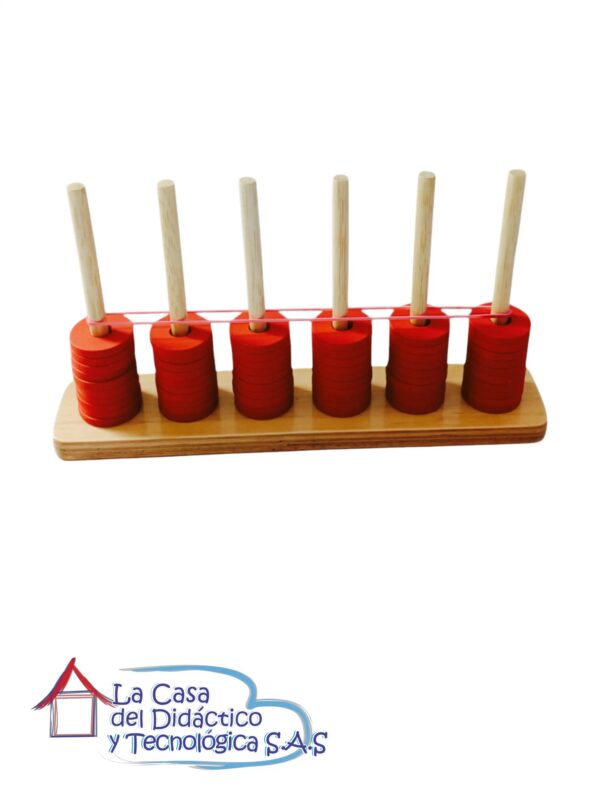 Ábaco Abierto Montessori- Juguete matemático didáctico