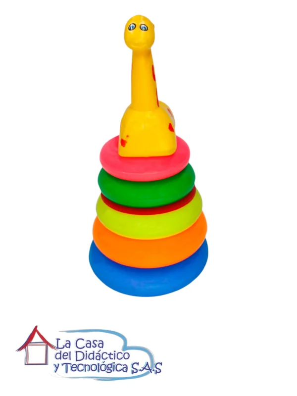 torre ensartable jirafa didáctica Torre Ensartable de Jirafa