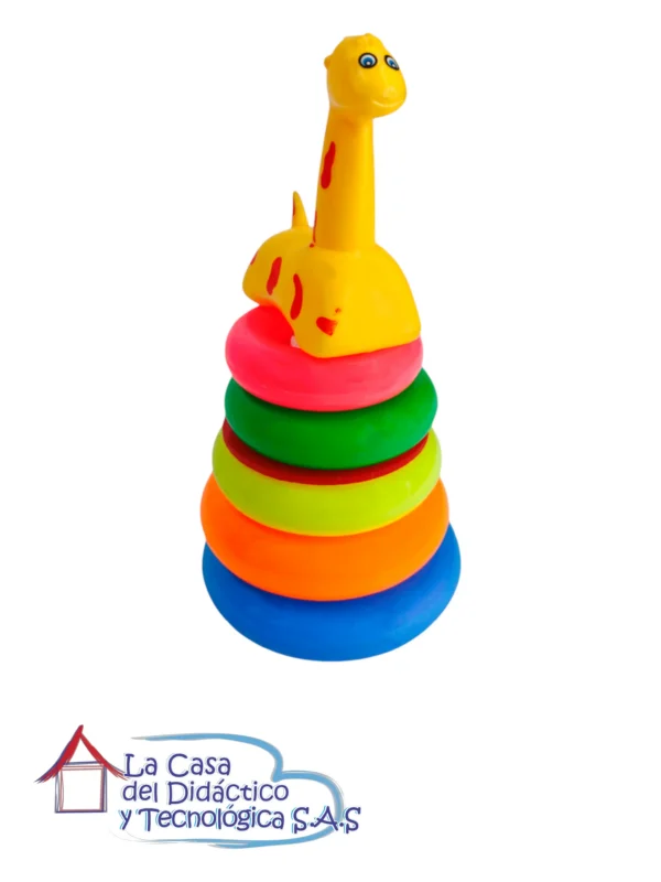 torre ensartable jirafa didáctica Torre Ensartable de Jirafa