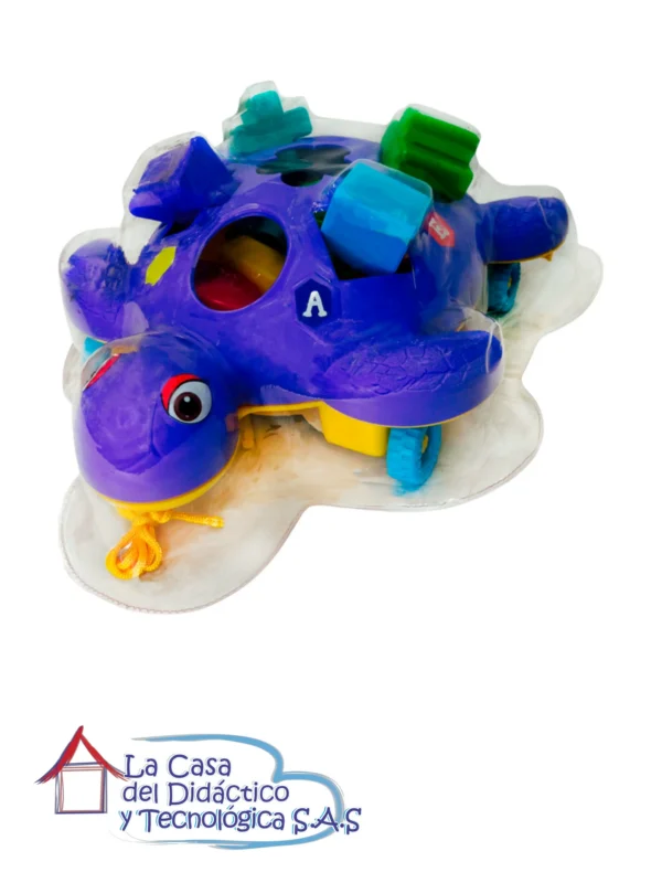 tortuga didáctica infantil encaje formas Tortuga Didáctica